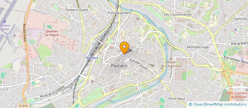 localisation de l'entreprise MONSIEUR CAMILLE CHEVRIER  POITIERS