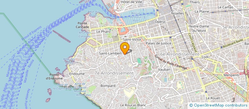 localisation de l'entreprise MONSIEUR CAMILLE CLARY à MARSEILLE