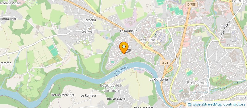 localisation de l'entreprise MONSIEUR CAMILLE CLOAREC  LANNION