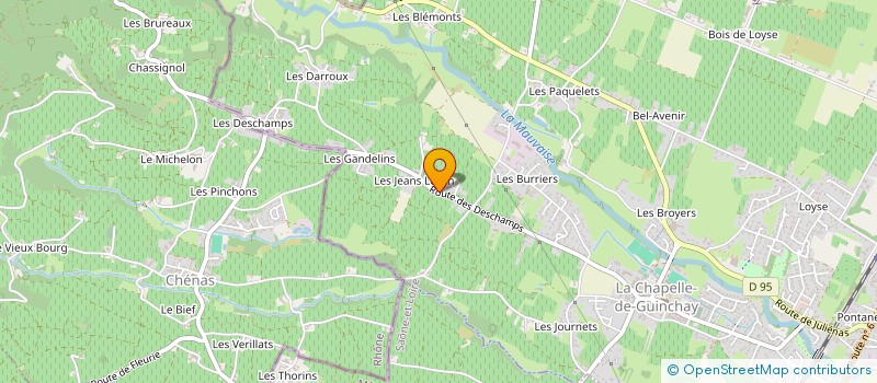 localisation de l'entreprise MONSIEUR CAMILLE COLVRAY  LA CHAPELLE-DE-GUINCHAY