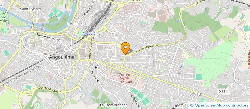 localisation de l'entreprise MONSIEUR CAMILLE COQ à ANGOULEME