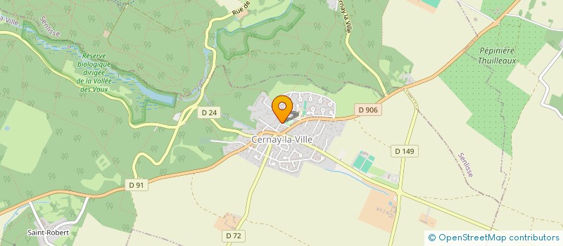 localisation de l'entreprise MONSIEUR CAMILLE COUTURIER  CERNAY-LA-VILLE