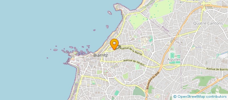 localisation de l'entreprise MONSIEUR CAMILLE CRAPART à BIARRITZ