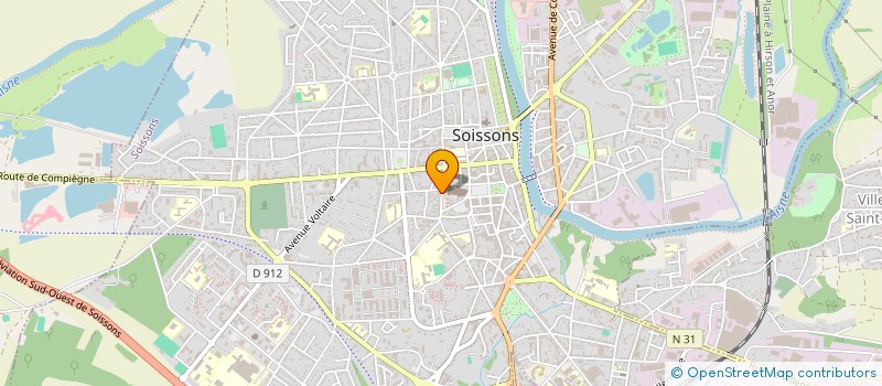 localisation de l'entreprise MONSIEUR CAMILLE DE GANDT à SOISSONS