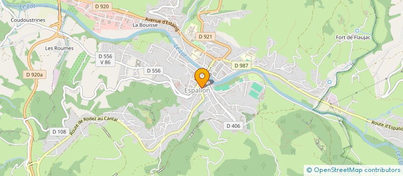 localisation de l'entreprise MONSIEUR CAMILLE DEMARET  ESPALION