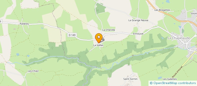 localisation de l'entreprise MONSIEUR CAMILLE DENIZARD à LA CHAPELAUDE