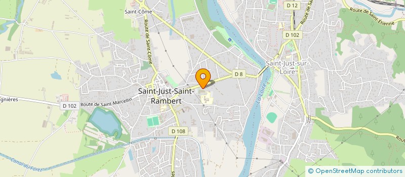 localisation de l'entreprise MONSIEUR CAMILLE DESIAGE  SAINT-JUST-SAINT-RAMBERT