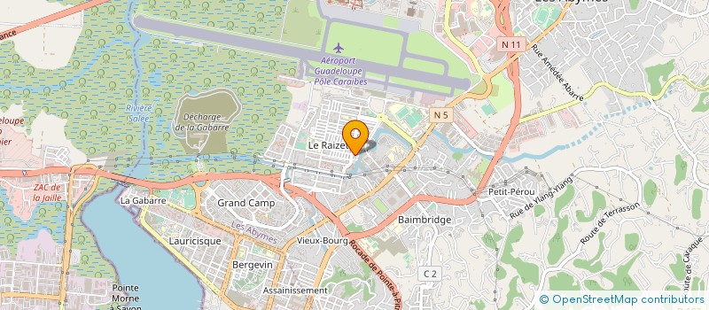 localisation de l'entreprise MONSIEUR CAMILLE DESIR à LES ABYMES