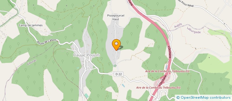 localisation de l'entreprise MONSIEUR CAMILLE DESMARTIN  TRESPOUX-RASSIELS