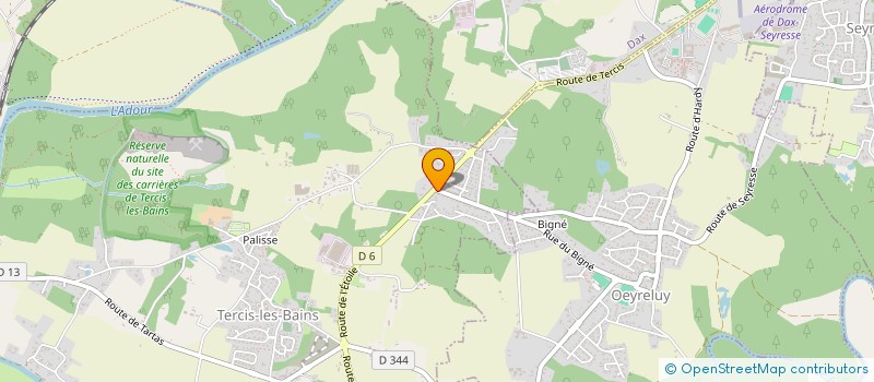 localisation de l'entreprise MONSIEUR CAMILLE DOUGNAC  TERCIS-LES-BAINS