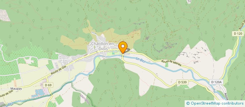 localisation de l'entreprise MONSIEUR CAMILLE DOUVRIN  GLANDAGE