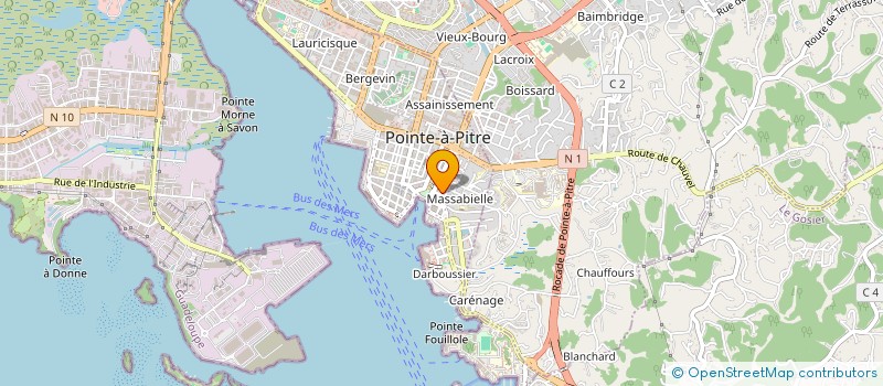 localisation de l'entreprise MONSIEUR CAMILLE DUBLIN à POINTE-A-PITRE