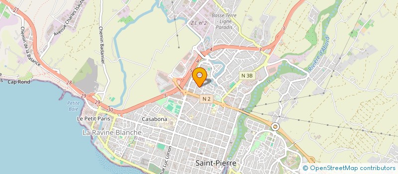 localisation de l'entreprise MONSIEUR CAMILLE DUBOYS DES TERMES  SAINT-PIERRE