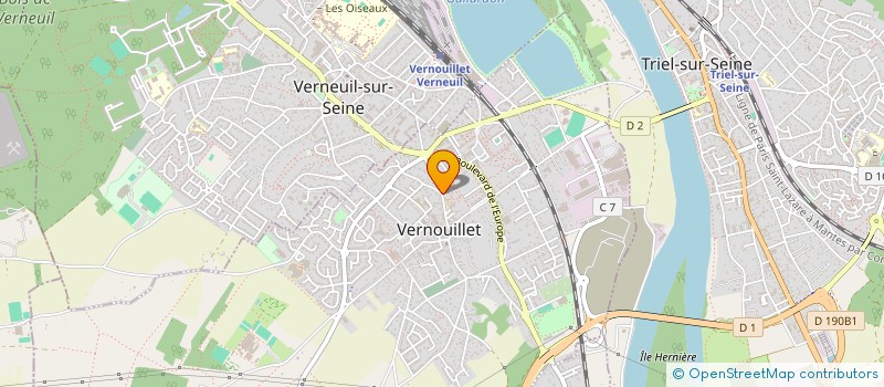 localisation de l'entreprise MONSIEUR CAMILLE DURAND à VERNOUILLET