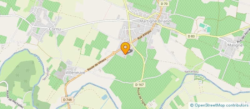 localisation de l'entreprise MONSIEUR CAMILLE DURAND  TERRANJOU