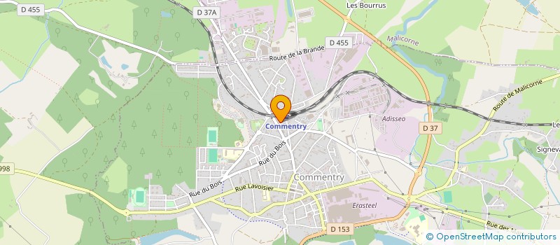localisation de l'entreprise MONSIEUR CAMILLE DUSART à COMMENTRY