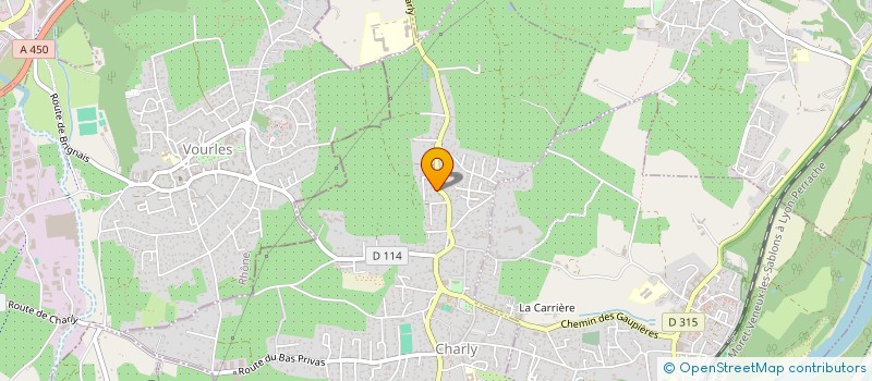 localisation de l'entreprise MONSIEUR CAMILLE DUSSAUZE  CHARLY