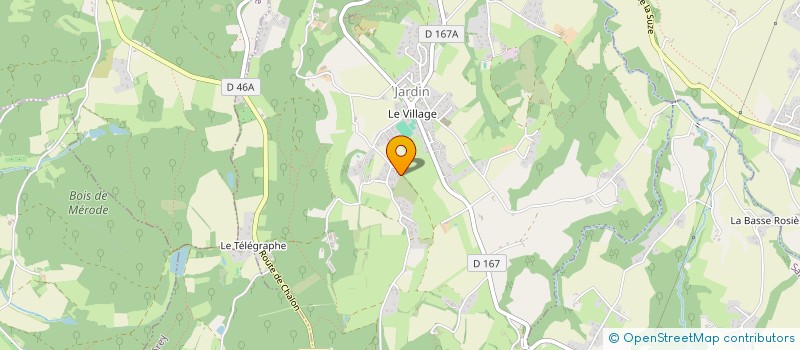 localisation de l'entreprise MONSIEUR CAMILLE DUVILLARD  JARDIN