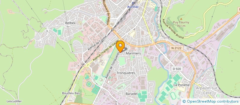 localisation de l'entreprise MONSIEUR CAMILLE ESCASSUT à AURILLAC