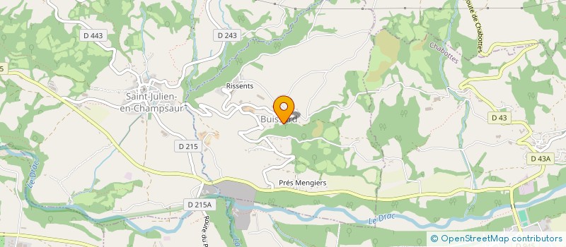 localisation de l'entreprise MONSIEUR CAMILLE ESMIEU  BUISSARD