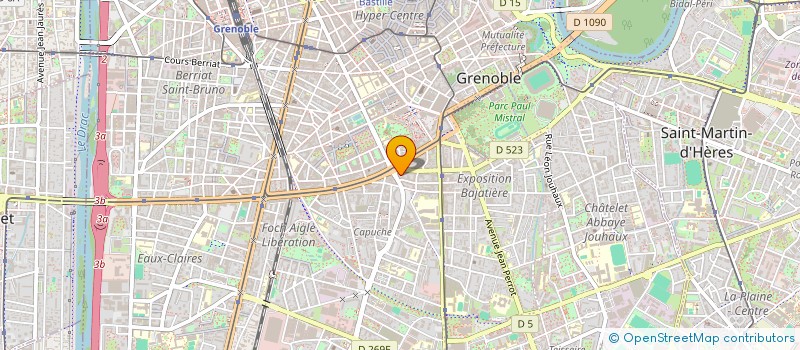 localisation de l'entreprise MONSIEUR CAMILLE ESTRABOLS  GRENOBLE