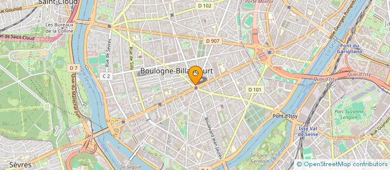 localisation de l'entreprise MONSIEUR CAMILLE FACCHINETTI à BOULOGNE-BILLANCOURT
