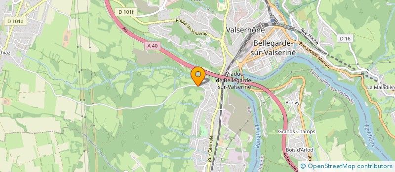 localisation de l'entreprise MONSIEUR CAMILLE FAVRE à VALSERHONE