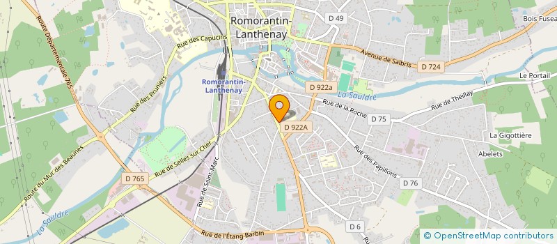 localisation de l'entreprise MONSIEUR CAMILLE FOURMOND  ROMORANTIN-LANTHENAY