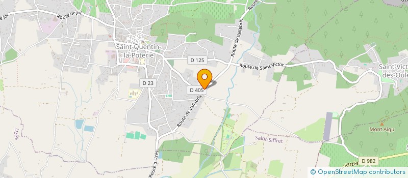 localisation de l'entreprise MONSIEUR CAMILLE FROIDEVAUX à SAINT-QUENTIN-LA-POTERIE
