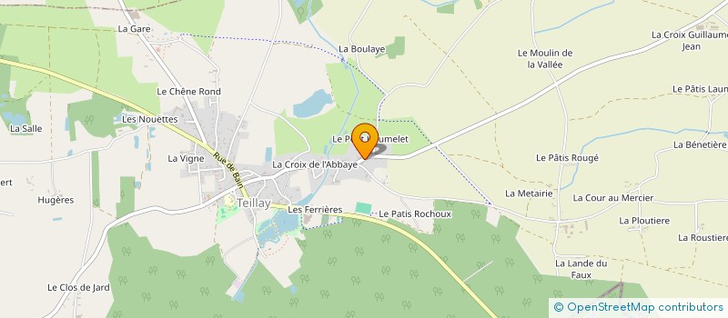 localisation de l'entreprise MONSIEUR CAMILLE GAIGNEUX à TEILLAY
