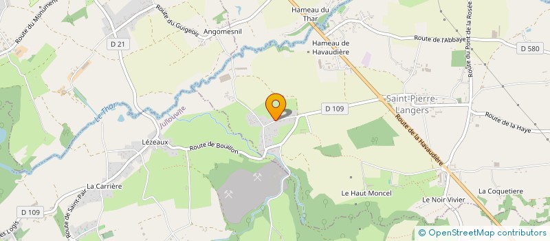 localisation de l'entreprise MONSIEUR CAMILLE GAMBIER  SAINT-PIERRE-LANGERS