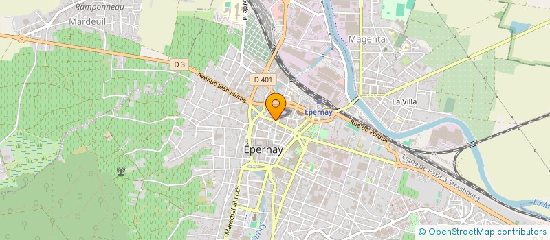 localisation de l'entreprise MONSIEUR CAMILLE GARDAIS à EPERNAY