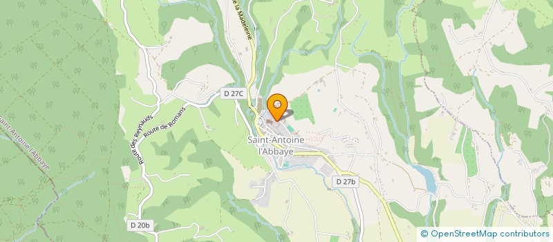 localisation de l'entreprise MONSIEUR CAMILLE GAUTHIER  SAINT-MARCELLIN