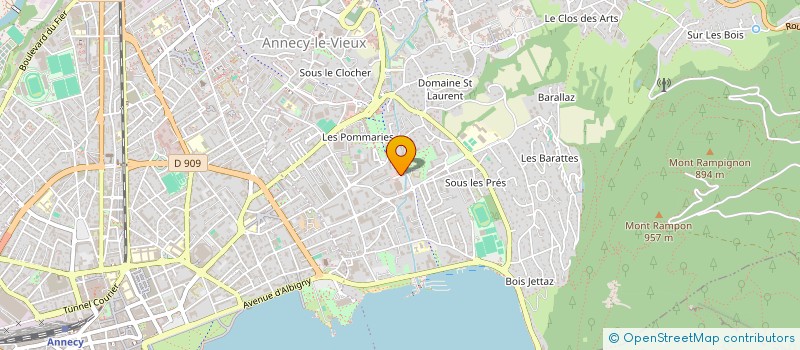 localisation de l'entreprise MONSIEUR CAMILLE GAVILA à ANNECY
