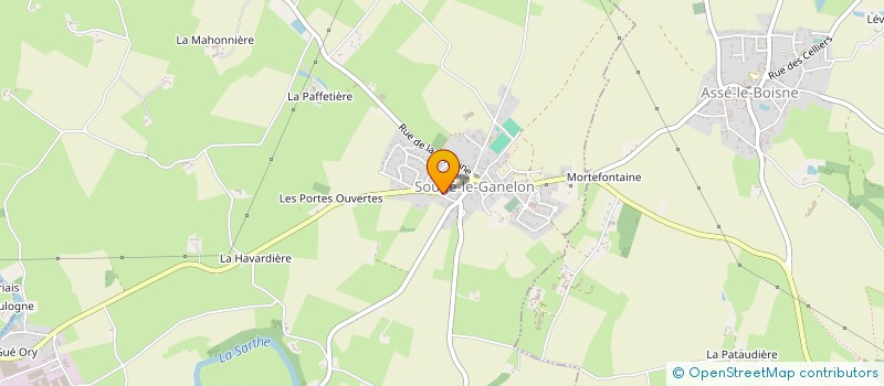 localisation de l'entreprise MONSIEUR CAMILLE GESLIN à SOUGE-LE-GANELON