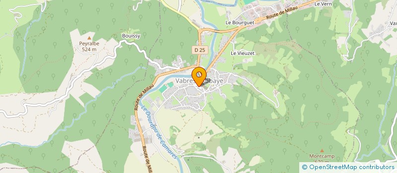 localisation de l'entreprise MONSIEUR CAMILLE GINESTY à VABRES-L'ABBAYE