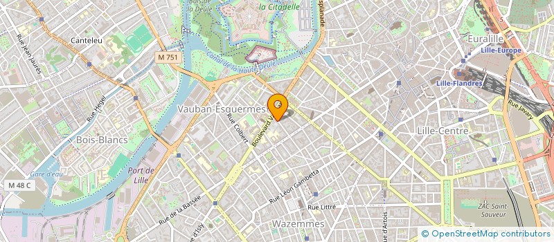 localisation de l'entreprise MONSIEUR CAMILLE GIRARDIN  LILLE