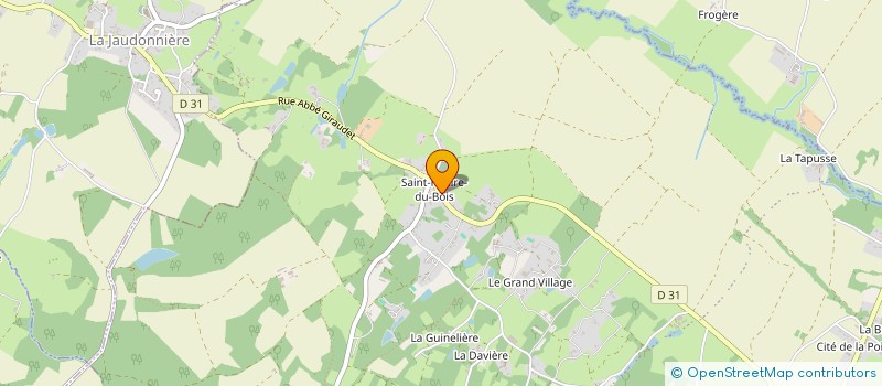 localisation de l'entreprise MONSIEUR CAMILLE GODER  LA CAILLERE-SAINT-HILAIRE