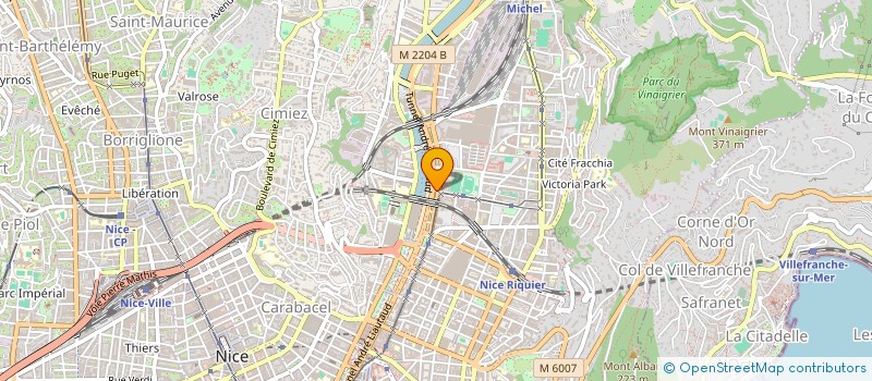 localisation de l'entreprise MONSIEUR CAMILLE GOUJON  NICE