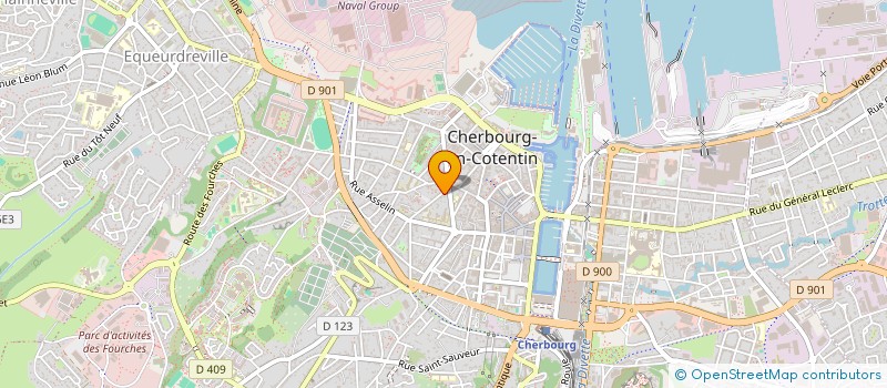 localisation de l'entreprise MONSIEUR CAMILLE GOURBESVILLE à CHERBOURG-EN-COTENTIN