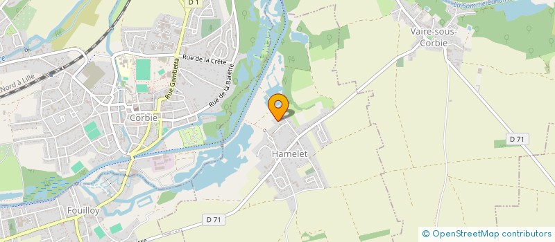 localisation de l'entreprise MONSIEUR CAMILLE GRAIN  HAMELET