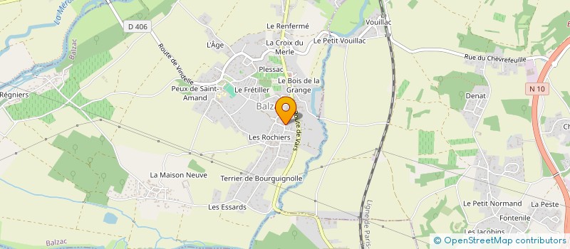 localisation de l'entreprise MONSIEUR CAMILLE GUICHOU à BALZAC