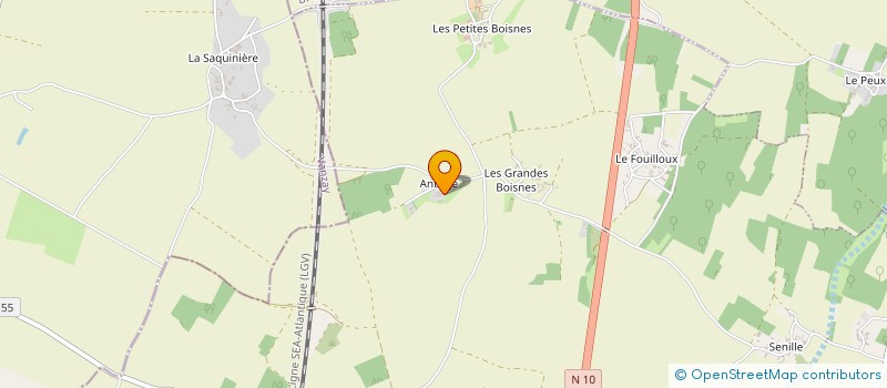 localisation de l'entreprise MONSIEUR CAMILLE GUITTON  CHAUNAY