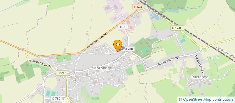 localisation de l'entreprise MONSIEUR CAMILLE HAESSLER  MORHANGE