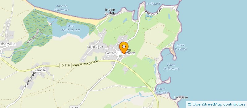 localisation de l'entreprise MONSIEUR CAMILLE HAMEL  GATTEVILLE-LE-PHARE