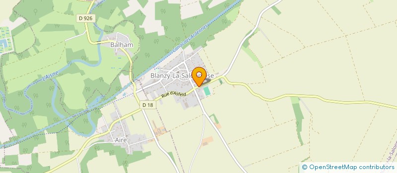 localisation de l'entreprise MONSIEUR CAMILLE HENRY à BLANZY-LA-SALONNAISE