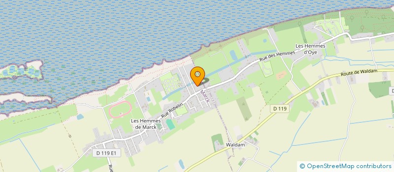 localisation de l'entreprise MONSIEUR CAMILLE HIBON  MARCK