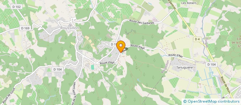 localisation de l'entreprise MONSIEUR CAMILLE HIDALGO  ROUSSILLON