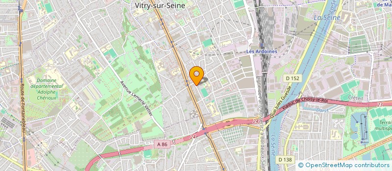 localisation de l'entreprise MONSIEUR CAMILLE JACQUELIN  VITRY-SUR-SEINE