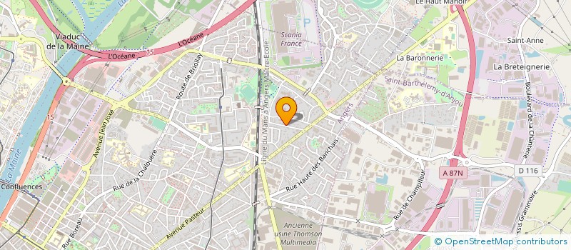 localisation de l'entreprise MONSIEUR CAMILLE JACQUET à ANGERS
